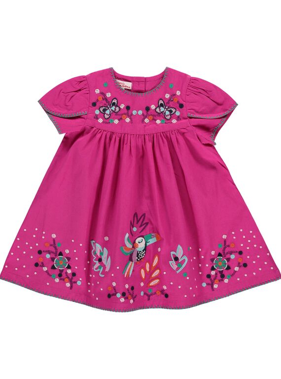 Baby girls' dress CIGAUROB2 / 18SG09L2ROB304