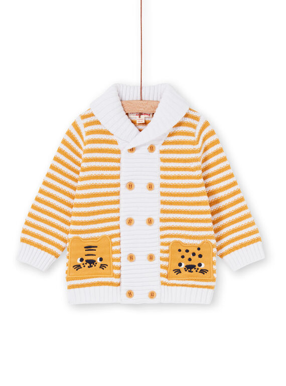 Cardigan a righe neonato LUBALGIL / 21SG10O1GIL000
