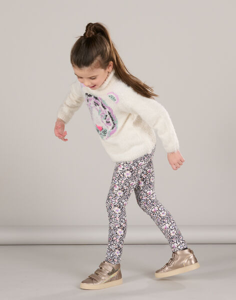 Pantaloni con stampa a fiori PAREPANT1 / 22W901T1PANJ901