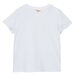 T-shirt maniche corte bambino tinta unita bianca
