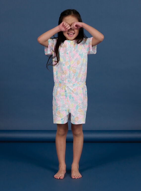 Tutina sacco multicolore bambina NEFACOMBFLA / 22SH11H1D4F000