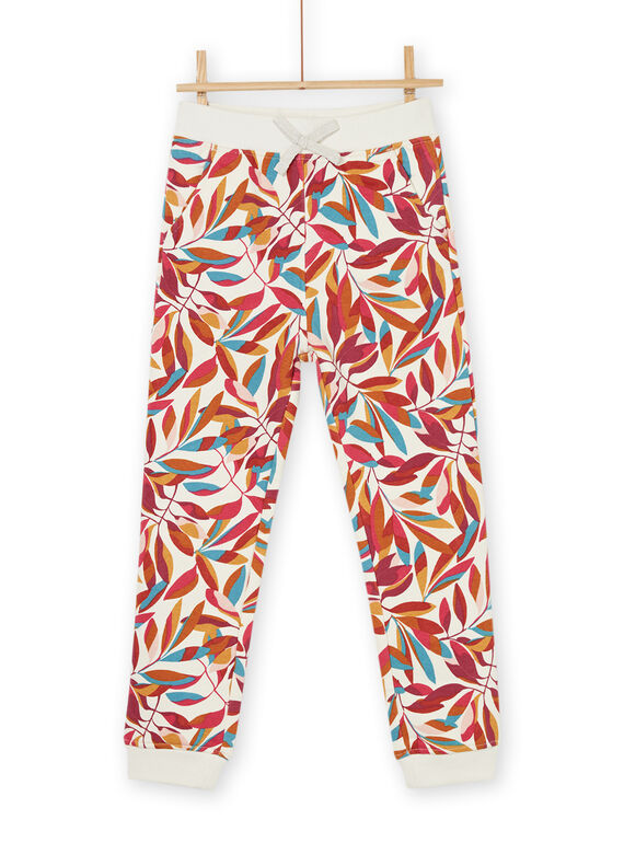 Pantaloni sportivi con stampa foglie PAJOBAJOG1EX / 22W901D7JGB003
