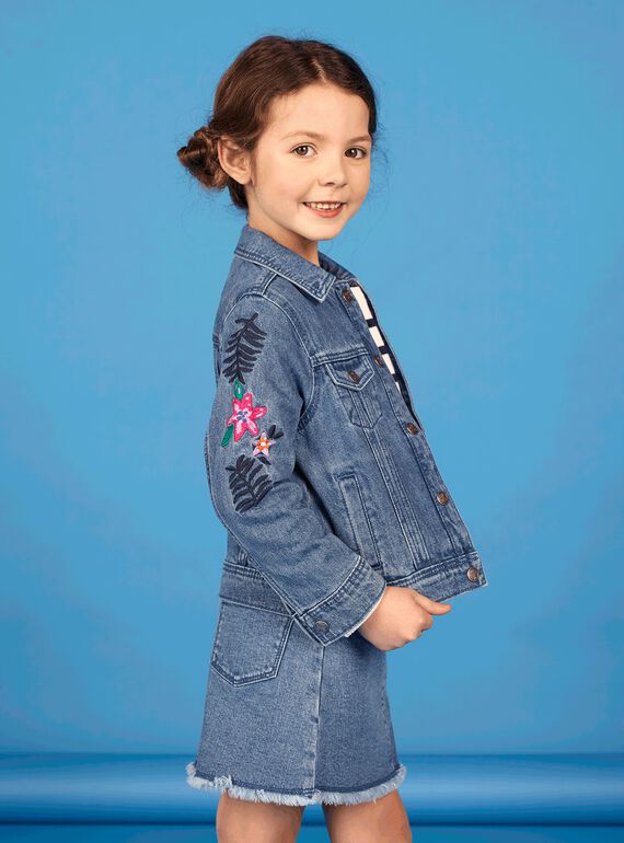 Giacca in jeans blu in cotone LANAUVEST / 21S901R1VESP274