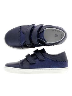 Girls' leather city trainers CFTENFANT / 18SK35W3D3G070