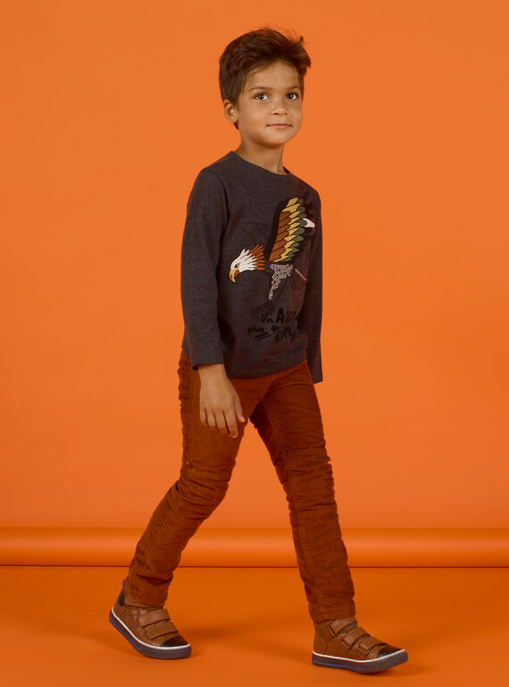 Pantaloni cannella bambino MOSAUPAN2 / 21W902P2PAN809