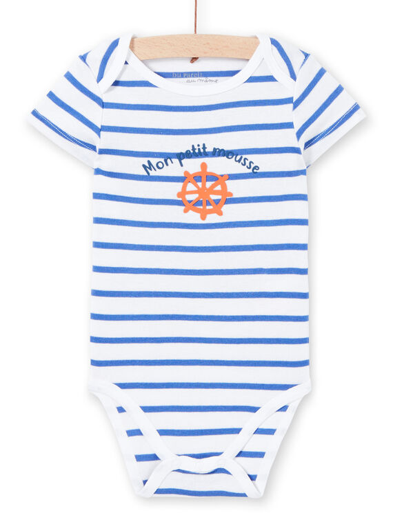 Body bianco con stampa neonato LEGABODMOU / 21SH14G1BDL000