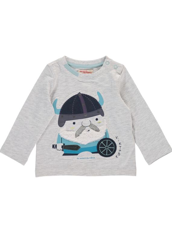 Baby boys' long-sleeved T-shirt DUGITEE1 / 18WG10N1TML001