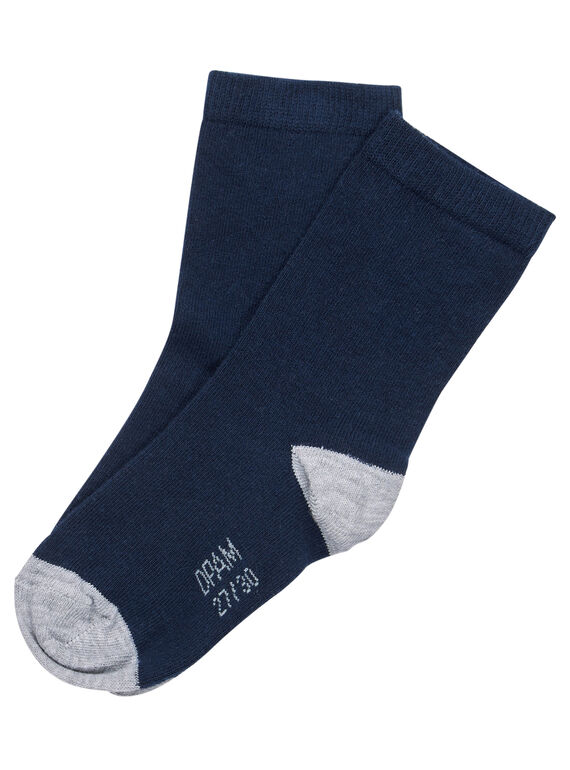 Calze bambino navy e grigie JYOESCHO3 / 20SI0265SOQ070