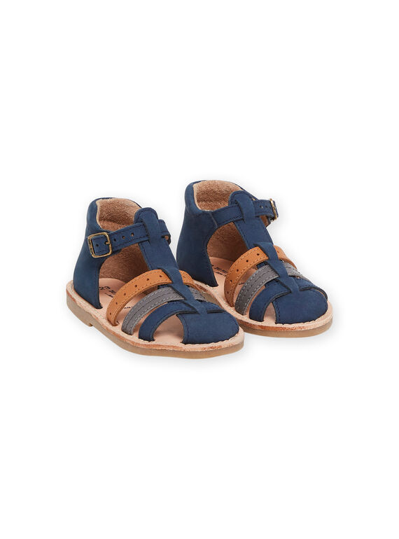Sandali navy in pelle RUSANDBRIDE / 23KK3861D0E070