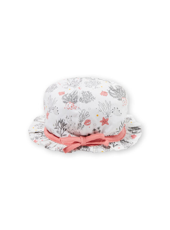 Cappello bianco con stampa fantasia nascita LOU2CHA / 21SF40I1CHA000