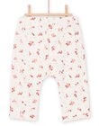 Pantaloni sportivi con stampa a fiori con tasche PIPRIBAJOG / 22WG09P1JGB009