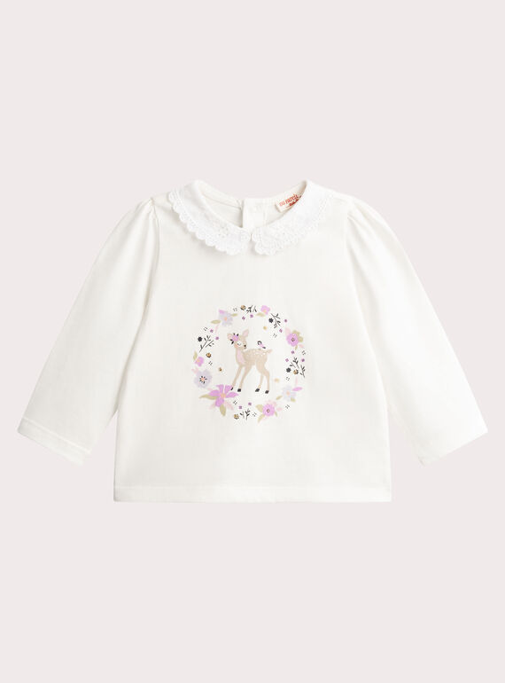 Maglia con figura di cerbiatto per neonata VIPERBRA / 24WG09R1BRA001