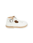 Scarpe baby perforate bianche neonato NUSALBASIB / 22KK3852D13000