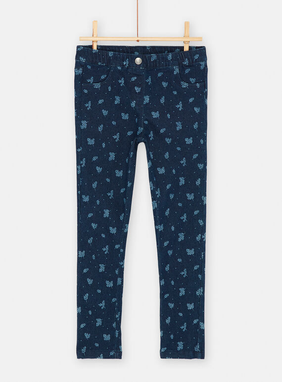 Jeans morbidi blu scuri bambina SAJOJEG1 / 23W901M4PANP271