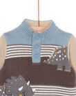 Maglia con motivo jacquard e dinosauro PUREPUL / 22WG10T1PULJ923