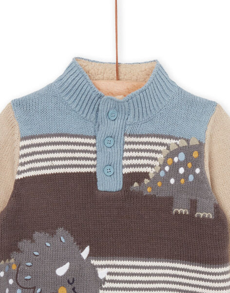 Maglia con motivo jacquard e dinosauro PUREPUL / 22WG10T1PULJ923