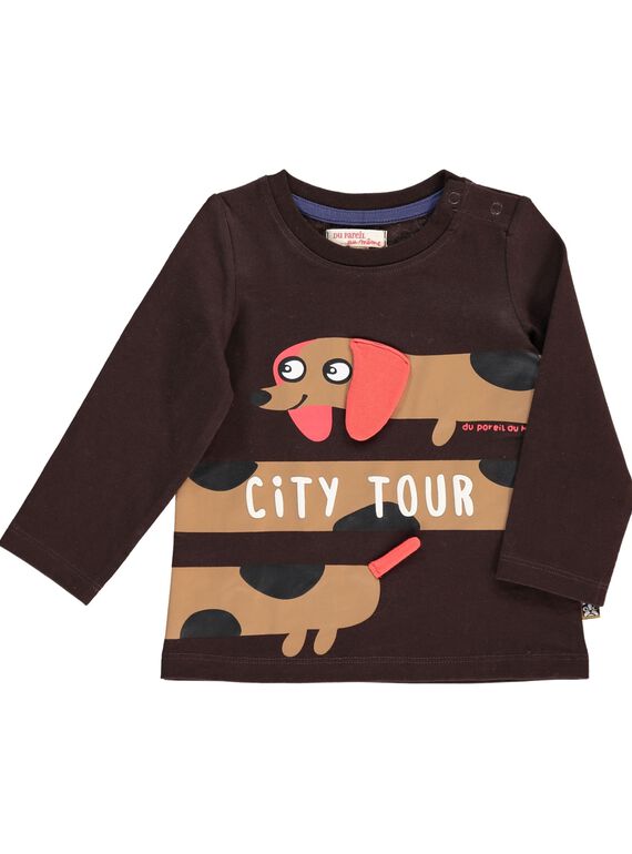 Baby boys' long-sleeved T-shirt DUCHOTEE2 / 18WG10F2TMLI808