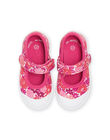 Scarpe baby rosa con stampa a fiori neonata NITOILAOP / 22KK3791D17030