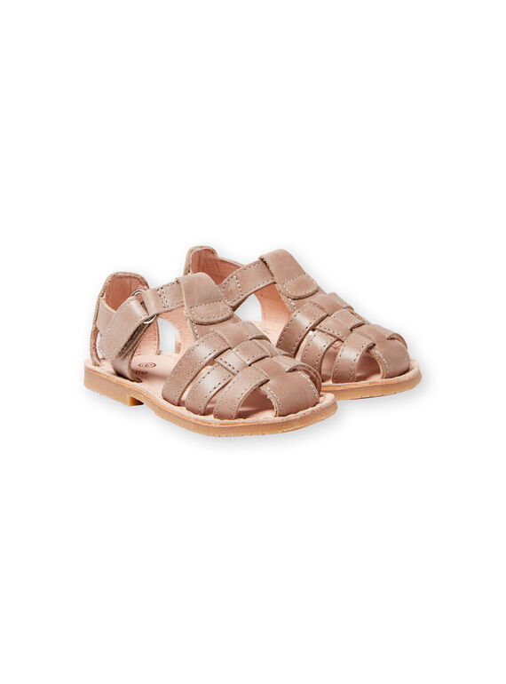 Sandali taupe neonato LBGSANDTEO / 21KK3857D0E803