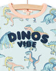 T-shirt verde pastello stampa dinosauri bambino NOMOTI1 / 22S902N1TMCG632