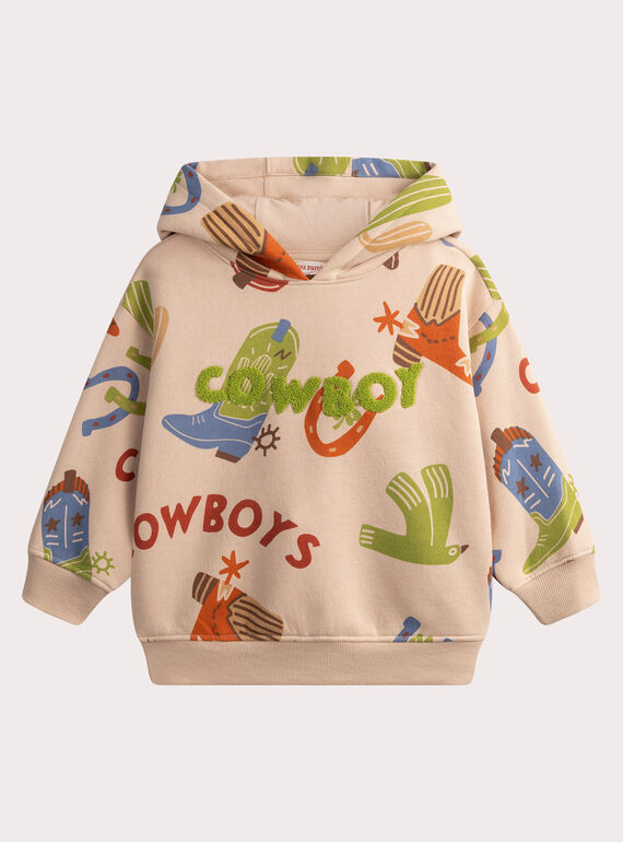 Felpa con stampa cowboy  WOLANSWE / 25S90241SWED327