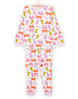 Set pigiama maglia e pantaloni con stampa gatti PEFAPYJCAT / 22WH1123PYJ001