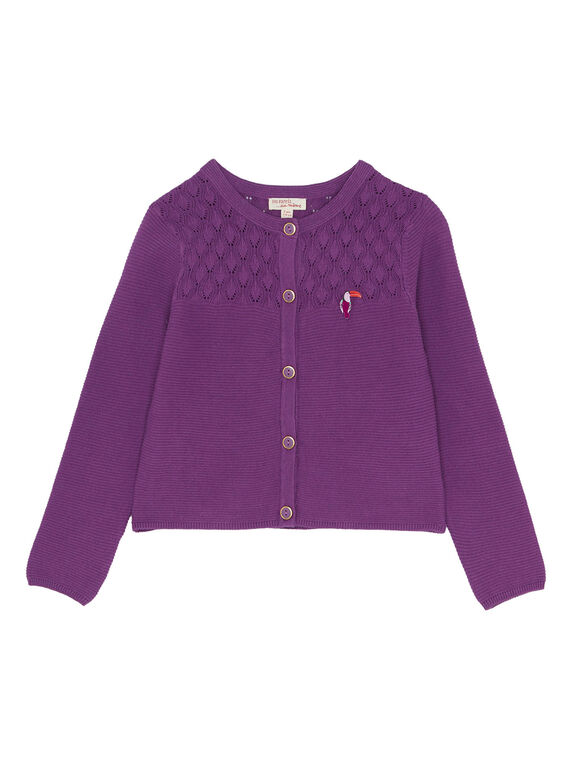 Cardigan Viola JASAUCAR / 20S901Q1CARH708