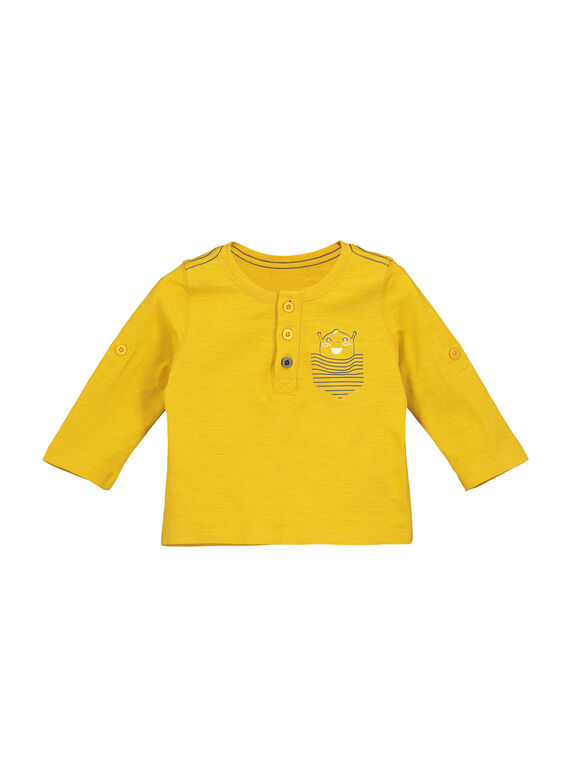 T-shirt collo alla tunisina neonato FUJOTUN1 / 19SG1031TML412