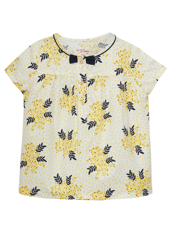 Blusa a maniche corte con stampa a fiori JASOCHEM / 20S90181CHE001