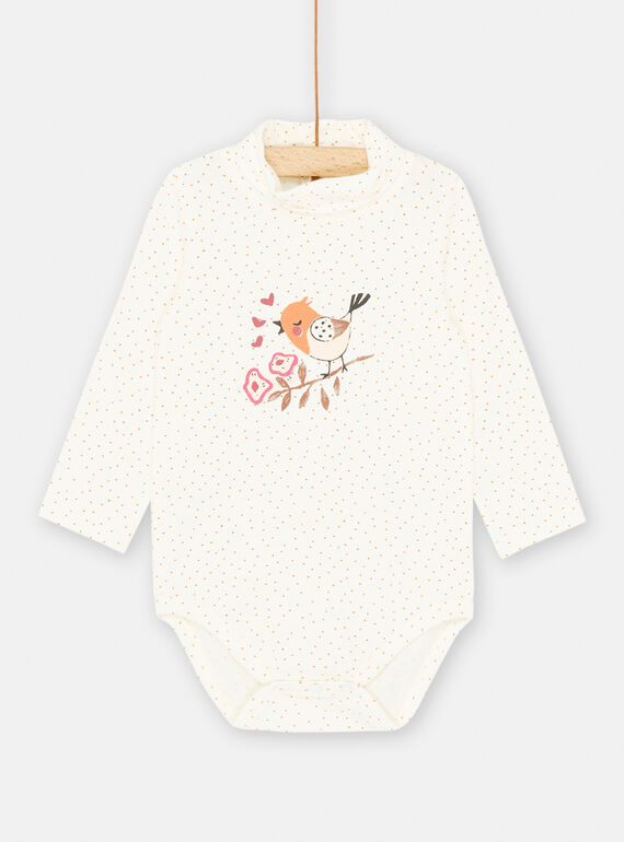 Body bianco con stampa a pois SILOBOD / 23WG09R1BOD001
