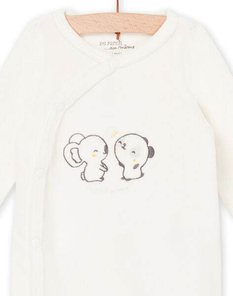 Tutina maniche lunghe con stampa animali POU1GRE1 / 22WF0583GRE001