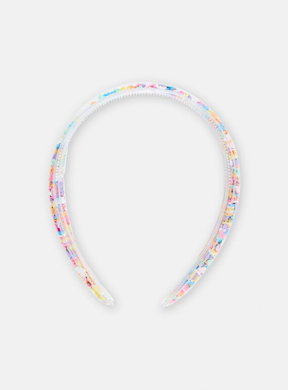 Cerchietto trasparente con glitter bambina TYAJOSERR2 / 24SI01E2TET961