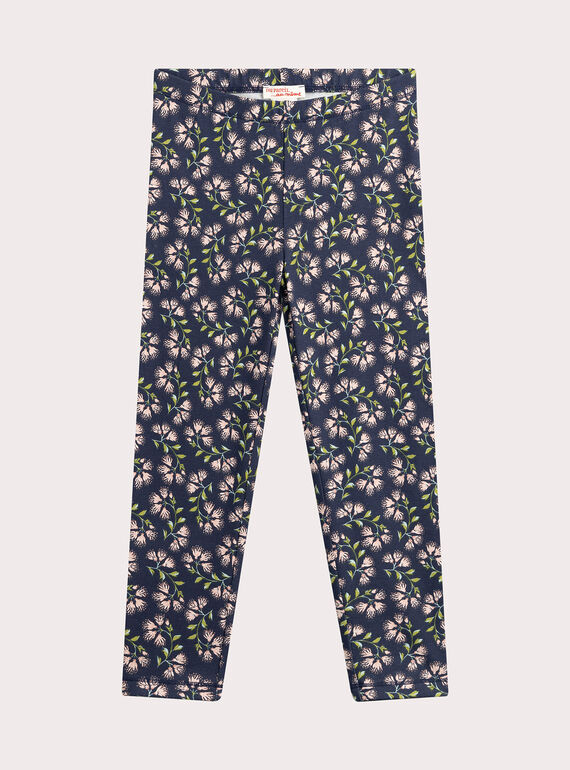 Legging stampato floreale per ragazza  VYAKLILEG / 24WI0141CAL070