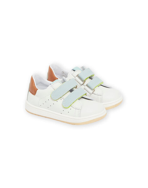 Sneakers bianche in pelle RUBASDAMO / 23KK3822D3F000