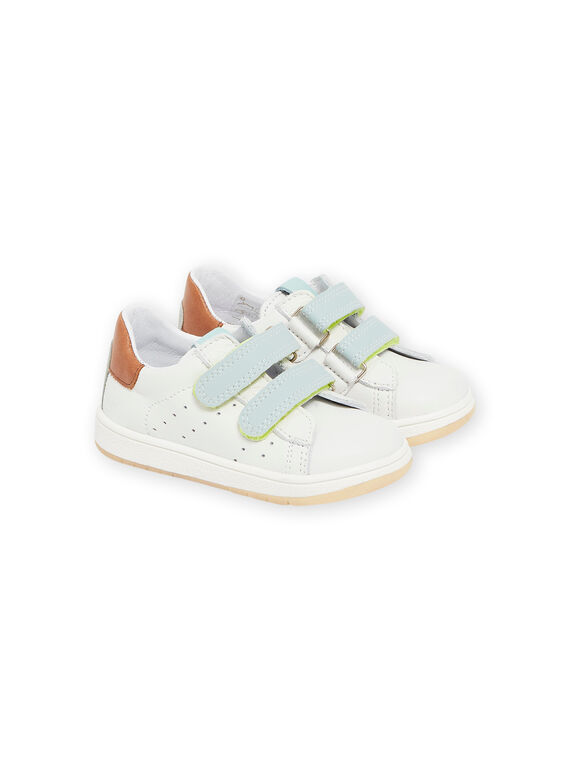 Sneakers bianche in pelle RUBASDAMO / 23KK3822D3F000
