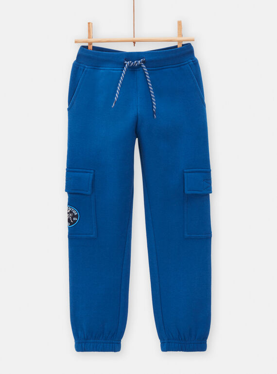 Pantaloni sportivi bambino navy stile cargo TODEJOG / 24S902J1JGB070