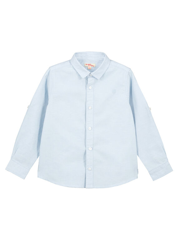 Camicia Blu in tessuto Oxford GOESCHEM1 / 19W902U2D4GC218