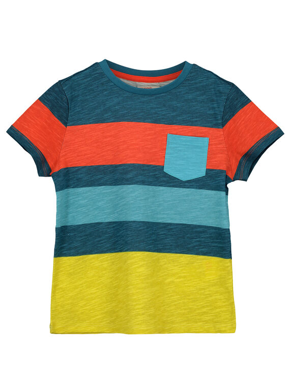 T-shirt a righe bambino FOCUTI6 / 19S902N1TMC715