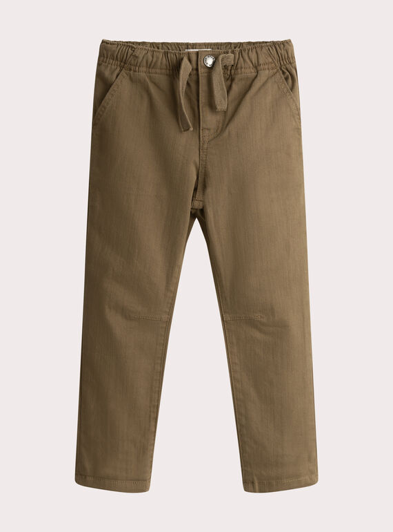Pantaloni marroni per ragazzo  VOJOPAN1 / 24W902I1PANI815