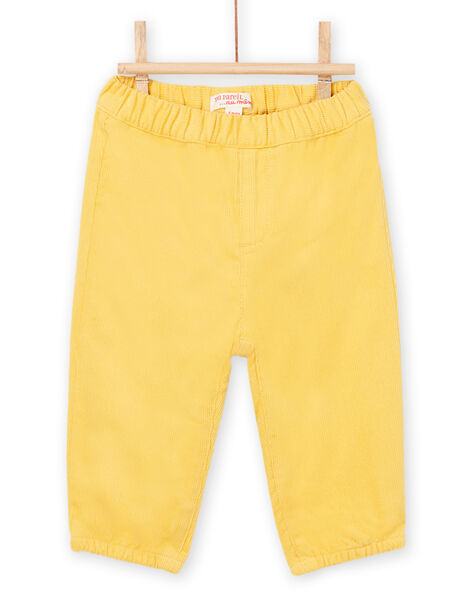 Pantaloni gialli in velluto a costine PUJOPAN2 / 22WG10D1PANB105