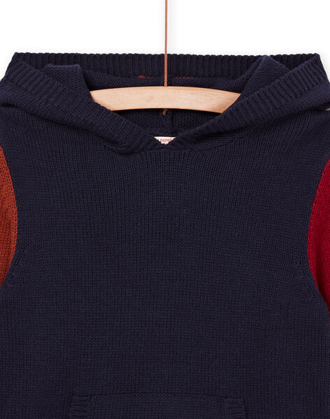 Maglia con cappuccio motivo lupo POGOPUL / 22W902O1PUL705
