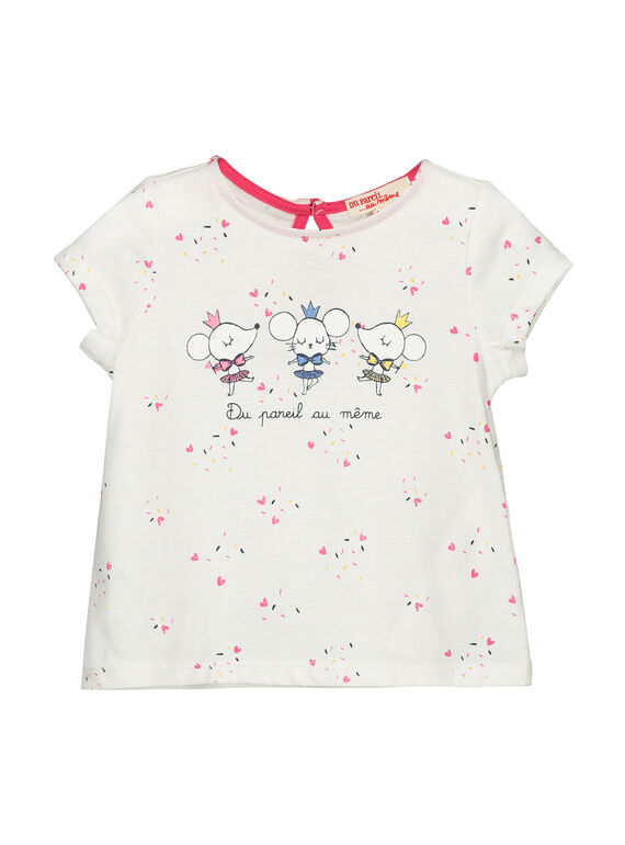 T-shirt maniche corte neonata FICOTI / 19SG0981TMC000