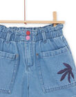 Shorts in jeans con elastico in vita RANAUSHORT / 23S901N1SHOP274