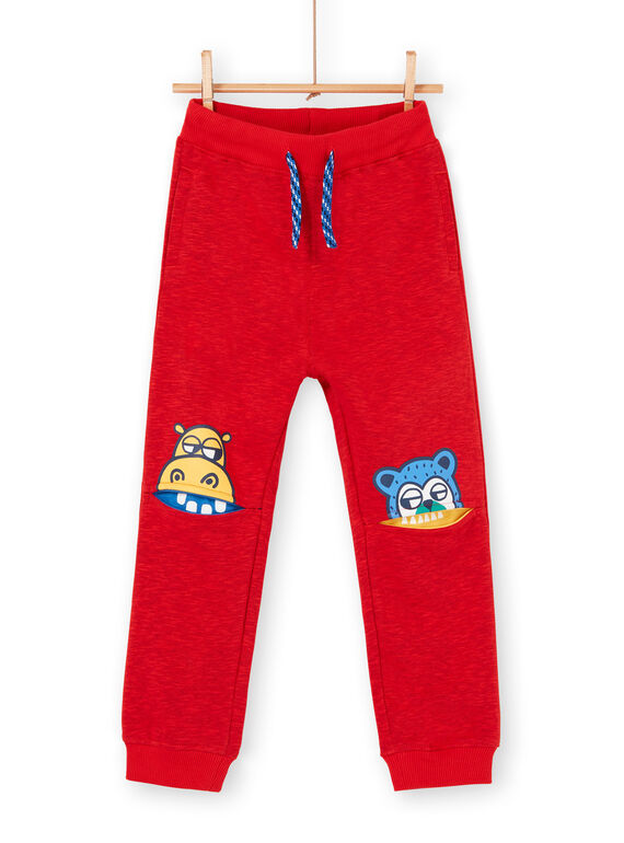 Pantaloni sportivi rosso melange bambino LOVIJOG / 21S902U1JGBF520
