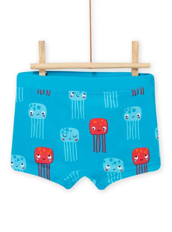 Costume da bagno blu con stampa meduse neonato NYUMER2 / 22SI10L4MAIC215