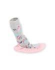 Babbucce a calza con stampa unicorni e arcobaleno PACHO7CORN / 22XK3542D08943