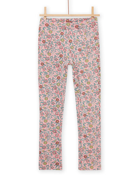 Pantaloni felpati imbottiti con stampa a fiori PARHUPANT / 22W901Q1PAN303