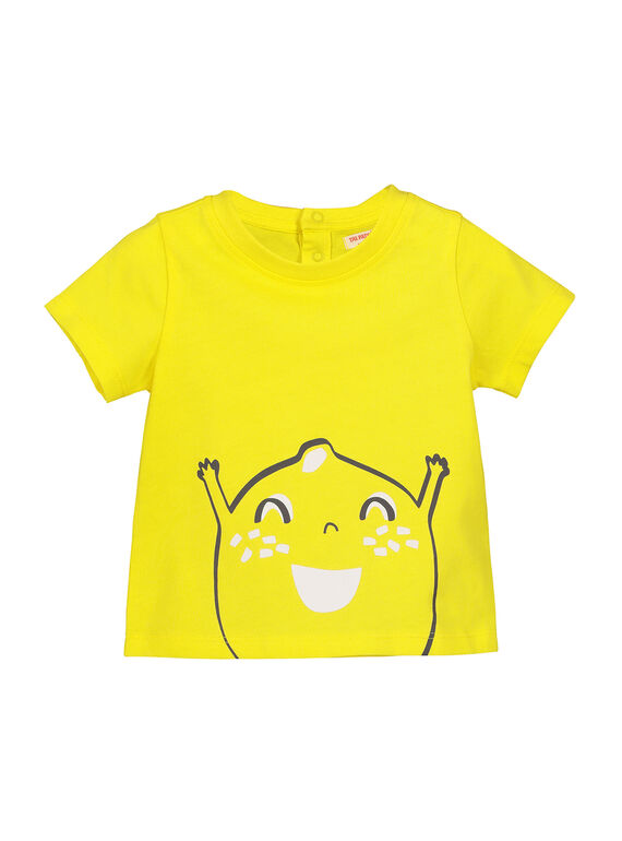 T-Shirt Maniche Corte Gialla FUJOTI1 / 19SG1031TMC102