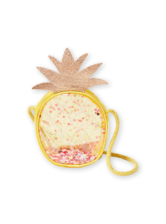 Borsa a tracolla ananas gialla bambina LYAJAUBAG / 21SI01O1BES116