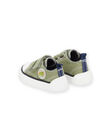 Sneakers in tela kaki con patch dinosauro RUTOILDINO / 23KK3872D16604
